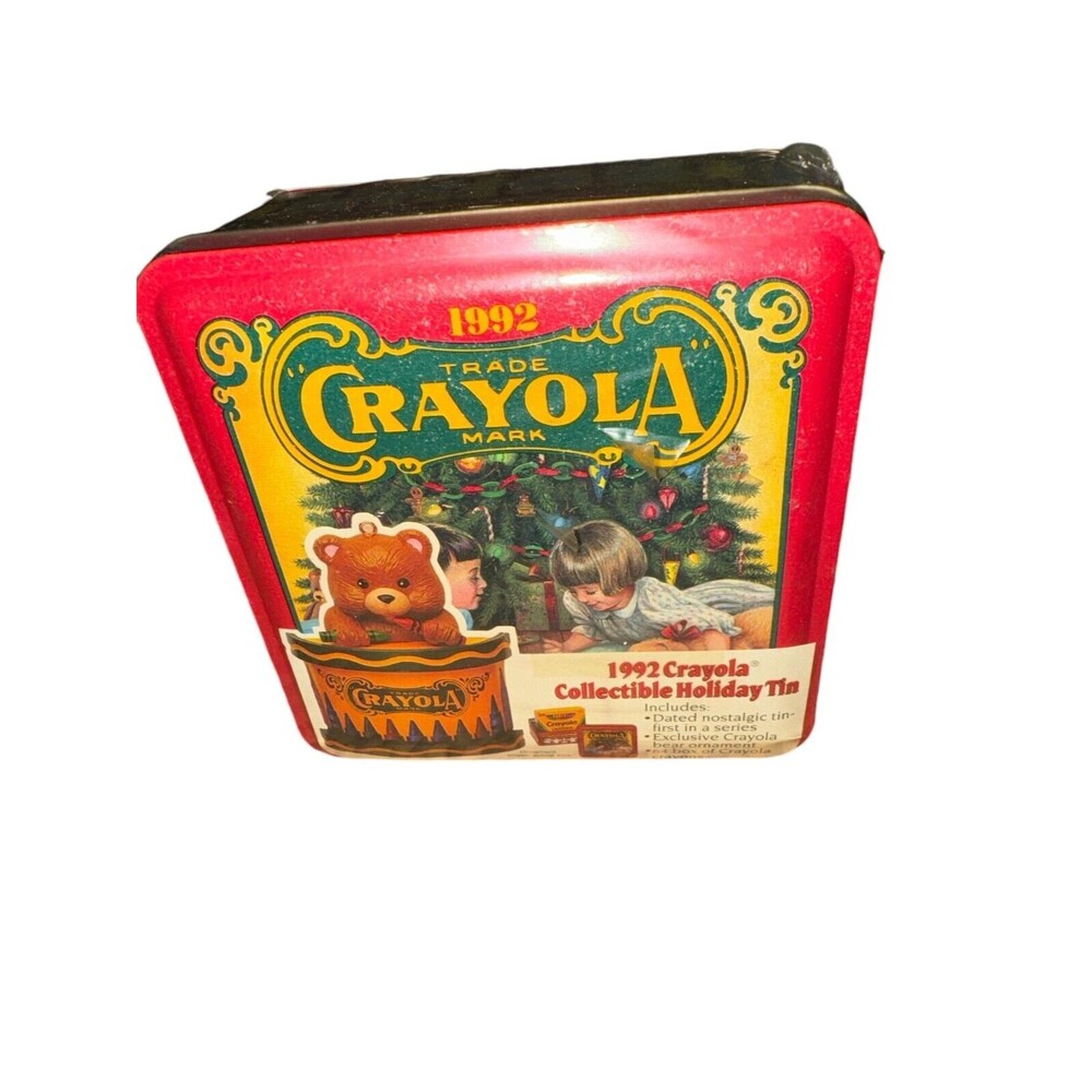 Vintage 1992 Crayola Sealed Tin.